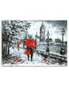 A walk in London - Canvas paintings for the living room | FEEBY