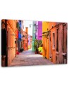 Canvas prints - Venice colourful street | FEEBY