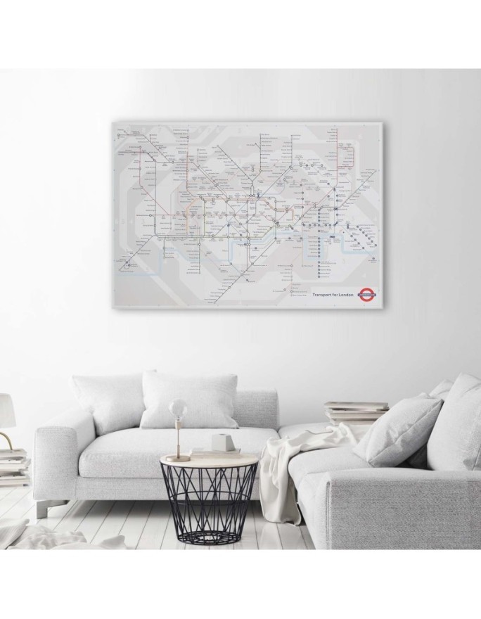 Canvas prints wall art - Cities London Underground Line | FEEBY