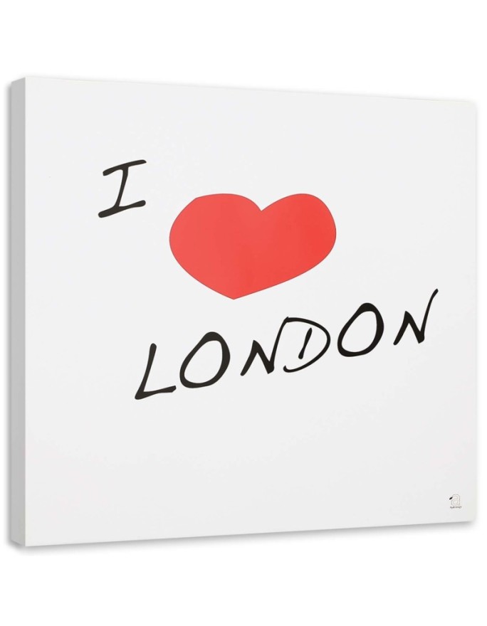 Canvas print I Love London...