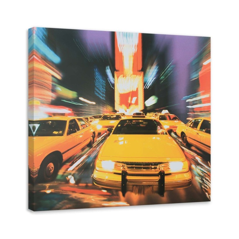 Canvas prints from photo on canvas - Yellow Taxi New York City | FEEBY