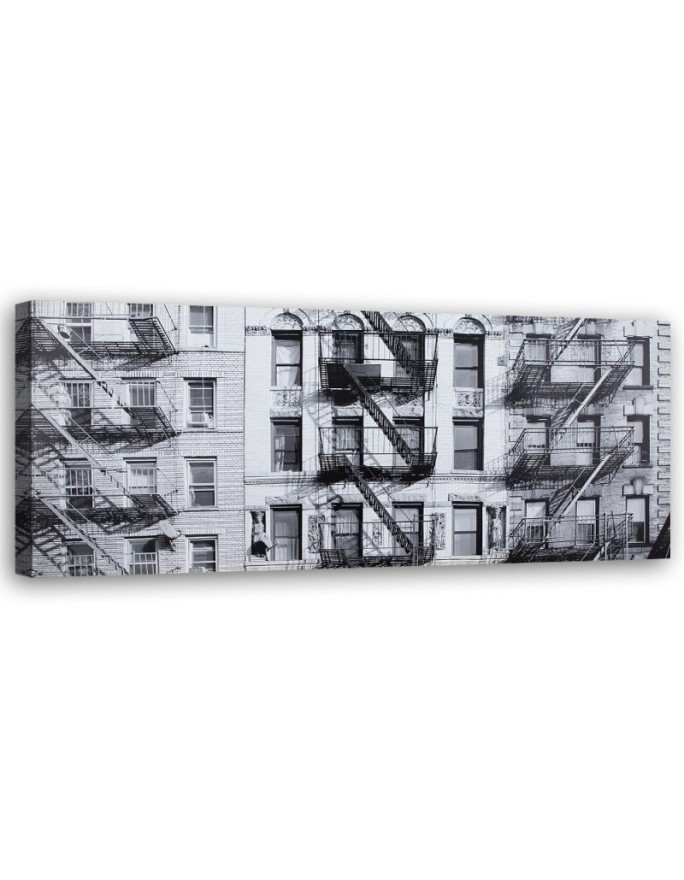 Canvas print Building b/w