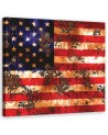 Canvas prints - U.S. flag abstract Coloured | FEEBY