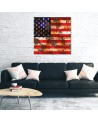 Canvas prints - U.S. flag abstract Coloured | FEEBY