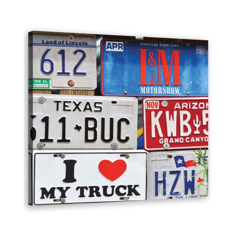 Canvas prints Number plates | FEEBY