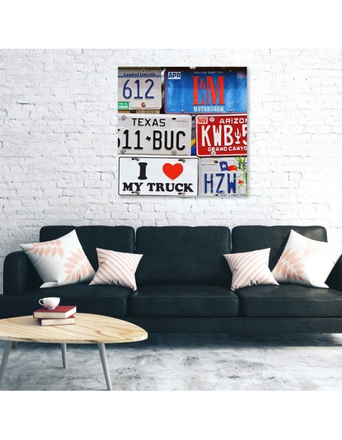 Canvas prints Number plates | FEEBY