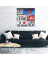 Canvas prints Number plates | FEEBY