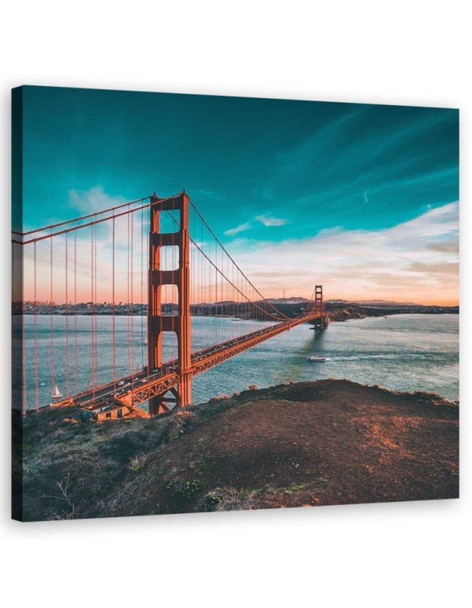 Golden Gate Bridge - Canvas prints for living room USA | FEEBY