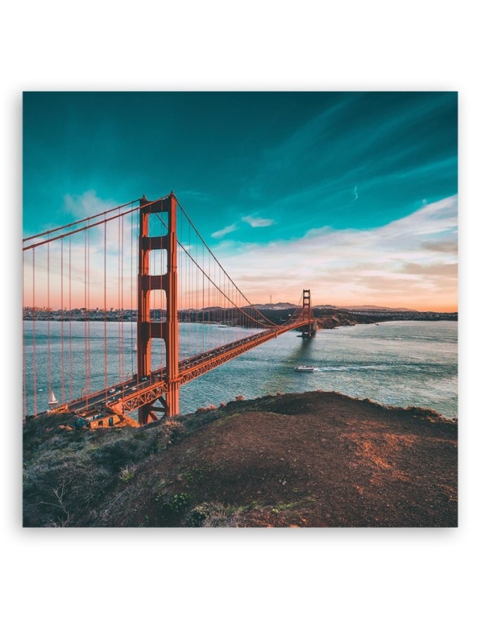 Golden Gate Bridge - Canvas prints for living room USA | FEEBY