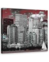 New York City Grey - Canvas prints USA | FEEBY