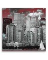 New York City Grey - Canvas prints USA | FEEBY
