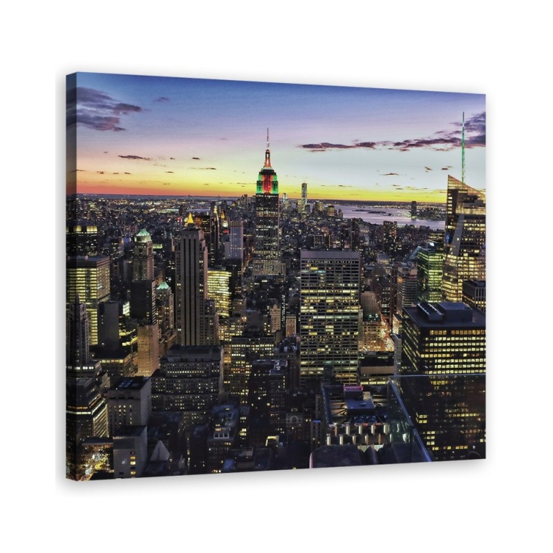 Cities New York Panoramic- Canvas prints USA | FEEBY