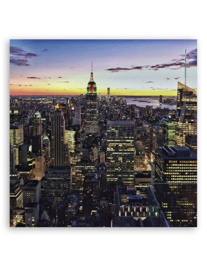 Cities New York Panoramic- Canvas prints USA | FEEBY