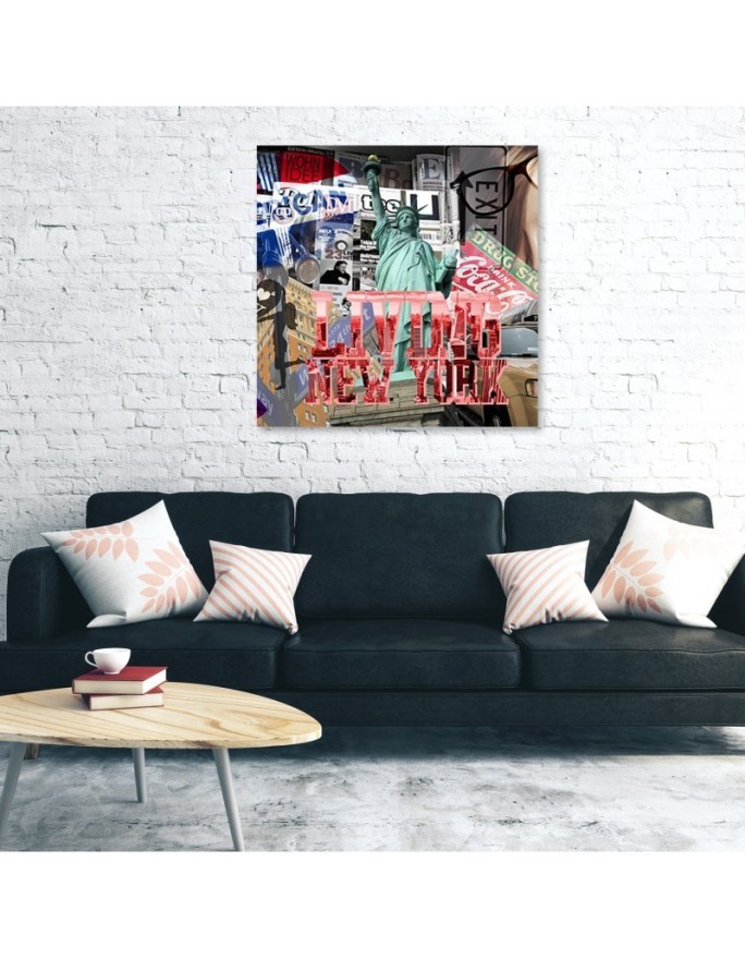USA - Abstractions Colourful canvas painting | FEEBY