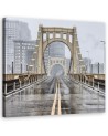 US canvas painting - New York Bridge Beige | FEEBY