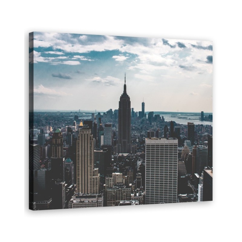 Canvas prints for bedroom - Cities and architecture Grey | FEEBY
