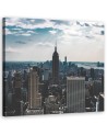 Canvas prints for bedroom - Cities and architecture Grey | FEEBY