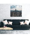 Canvas prints for bedroom - Cities and architecture Grey | FEEBY