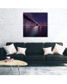 Canvas prints with motif USA - New York City Purple | FEEBY