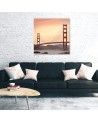 Golden Gate Bridge Orange - Picture for living room USA | FEEBY