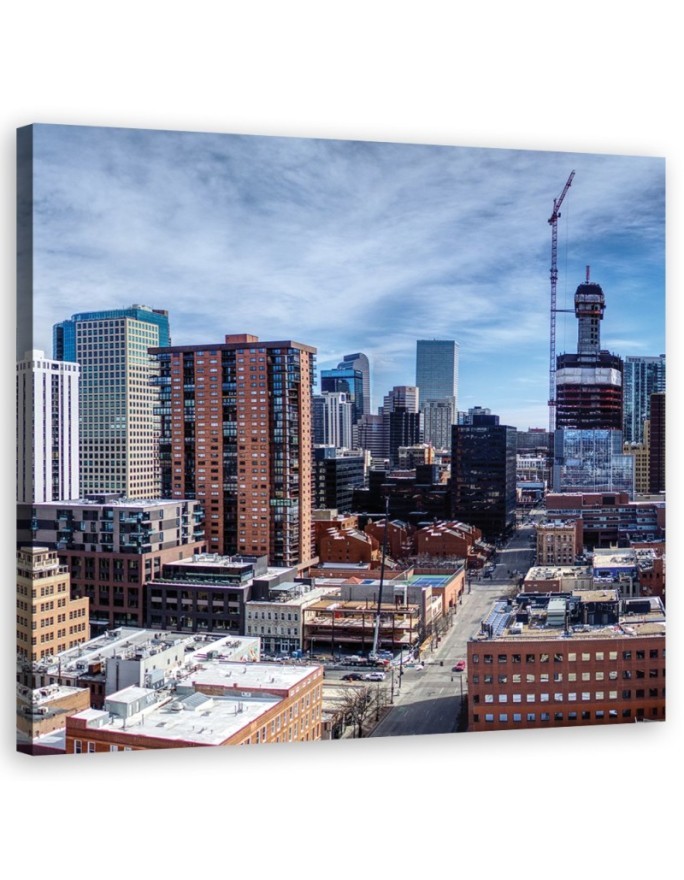 Cities & architecture Blue - Canvas prints USA | FEEBY