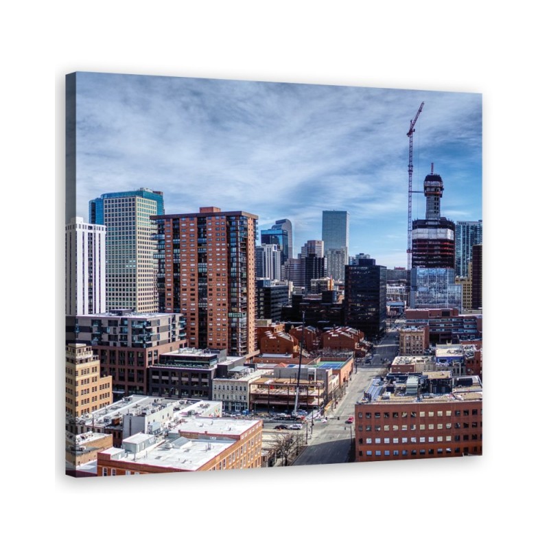Cities & architecture Blue - Canvas prints USA | FEEBY