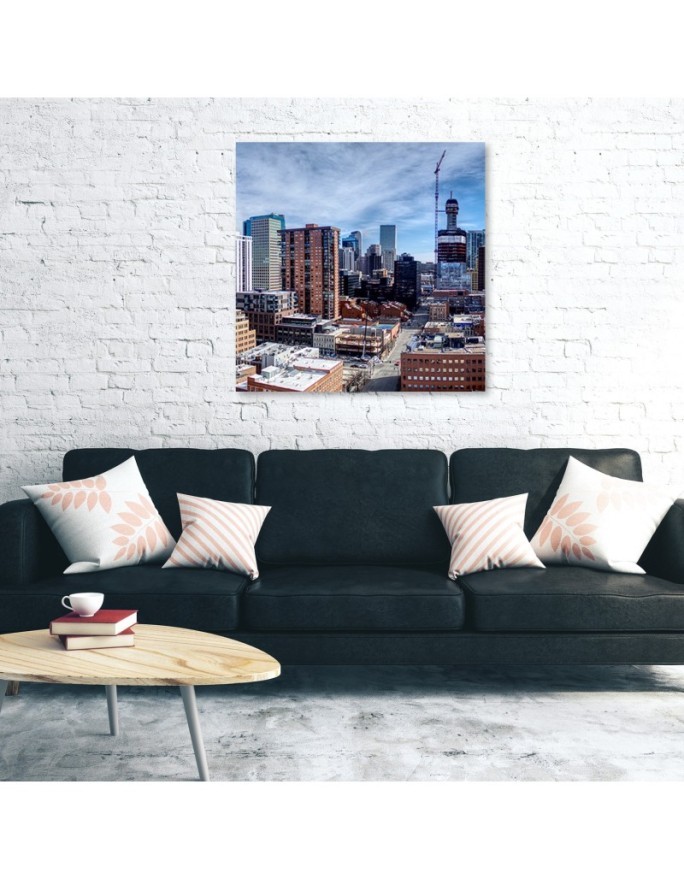 Cities & architecture Blue - Canvas prints USA | FEEBY