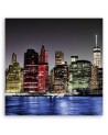Wall art - New York Skyline Colorful | FEEBY