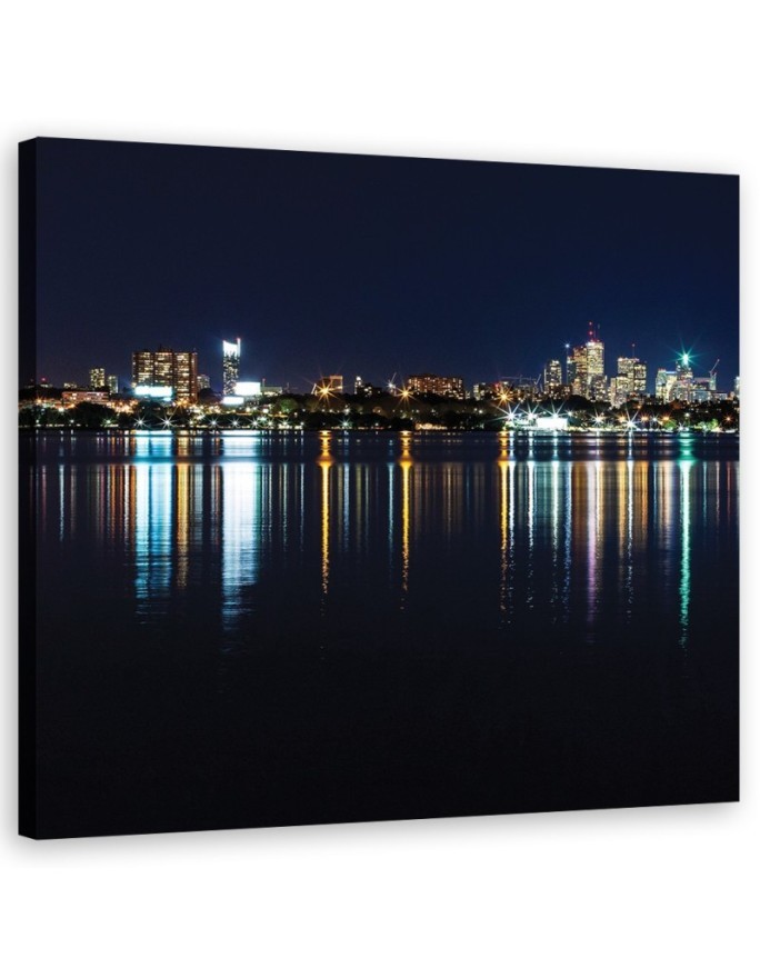 Wall art Canvas - New York Skyline Black | FEEBY