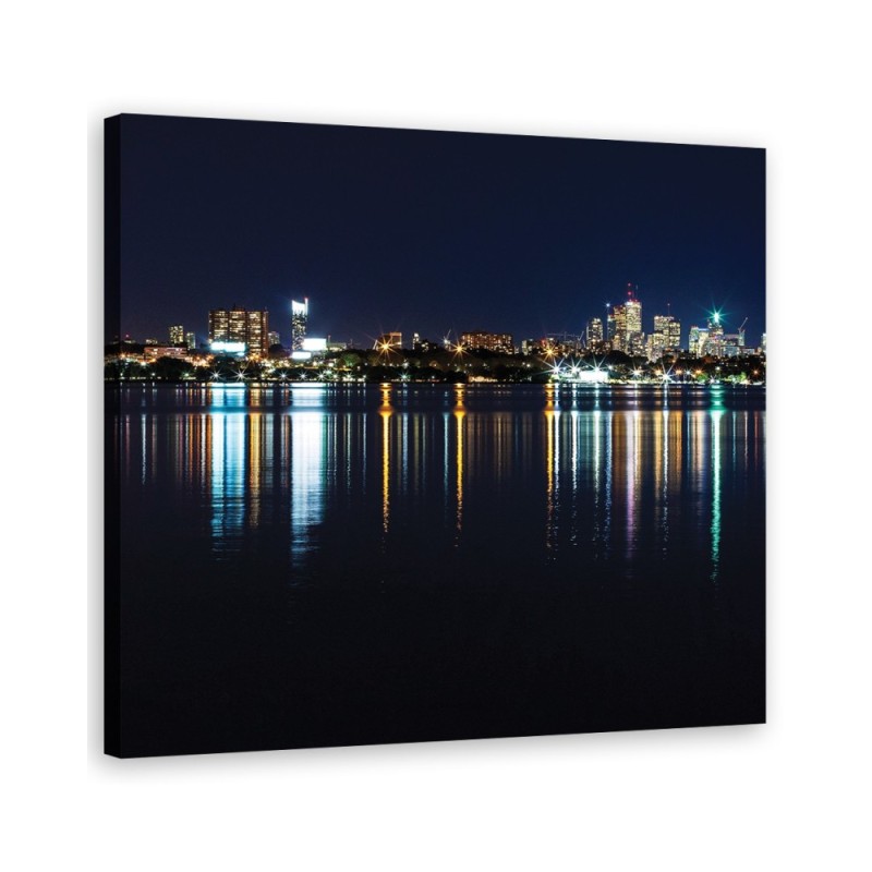 Wall art Canvas - New York Skyline Black | FEEBY