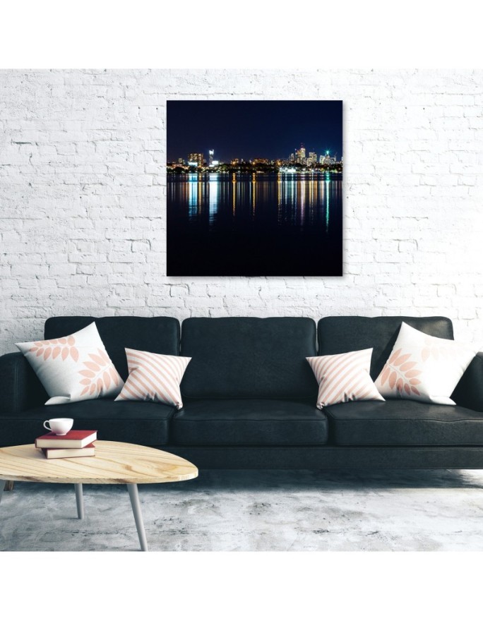 Wall art Canvas - New York Skyline Black | FEEBY