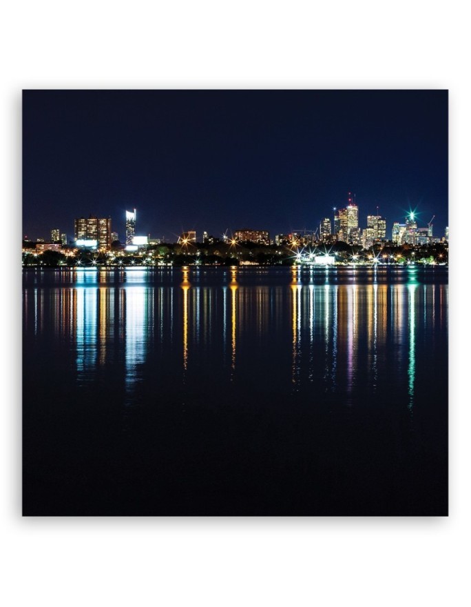 Wall art Canvas - New York Skyline Black | FEEBY