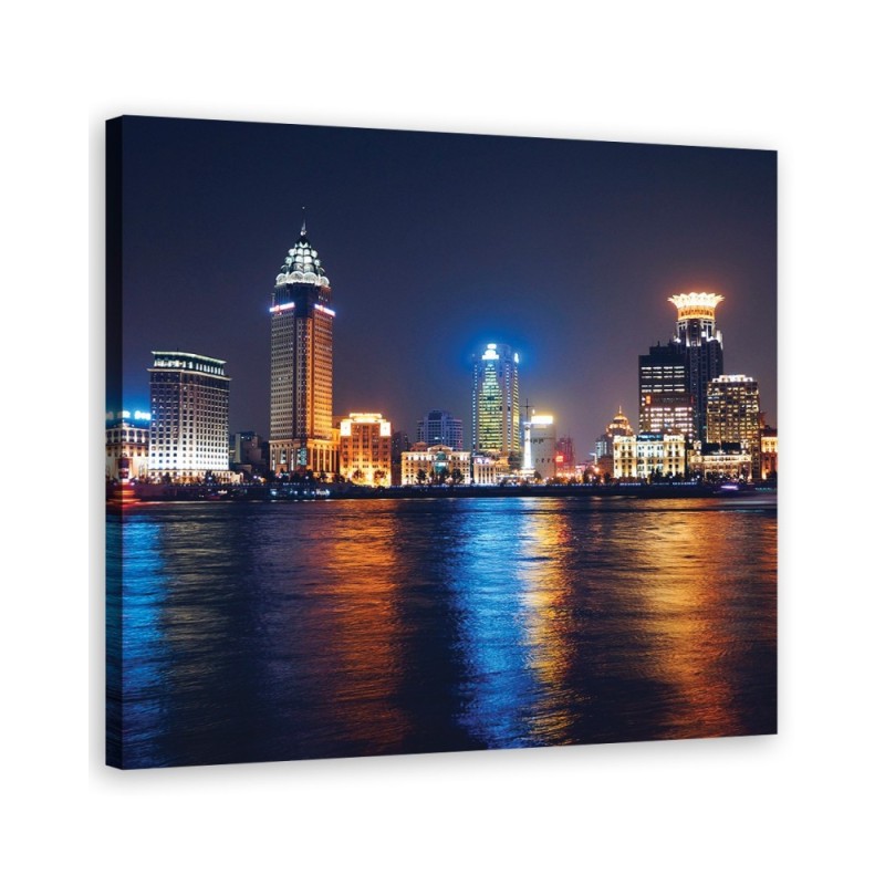 Wall art Canvas - New York Skyline Blue | FEEBY