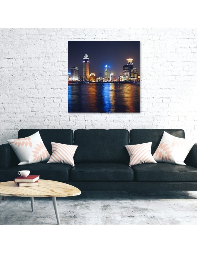 Wall art Canvas - New York Skyline Blue | FEEBY