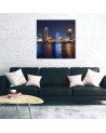 Wall art Canvas - New York Skyline Blue | FEEBY