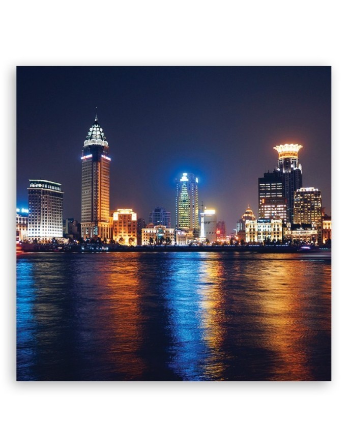Wall art Canvas - New York Skyline Blue | FEEBY