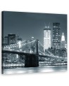 Canvas Art USA - Brooklyn Bridge at night | FEEBY