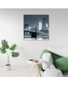 Canvas Art USA - Brooklyn Bridge at night | FEEBY