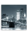 Canvas Art USA - Brooklyn Bridge at night | FEEBY