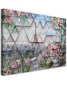 Wall art painting for living room - Deco Panel Eiffel Tower 3D | FEEBY