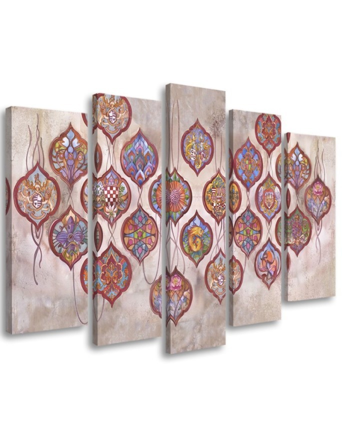 Signs and symbols - Youthful canvas painting | FEEBY