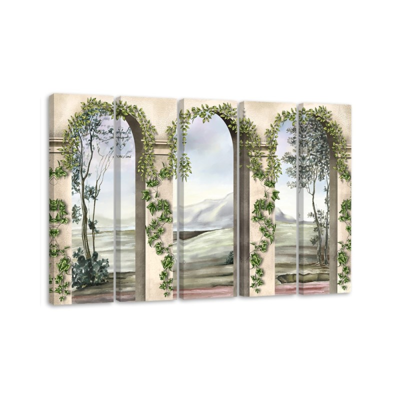 Columns architecture antique - Modern painting on canvas | FEEBY