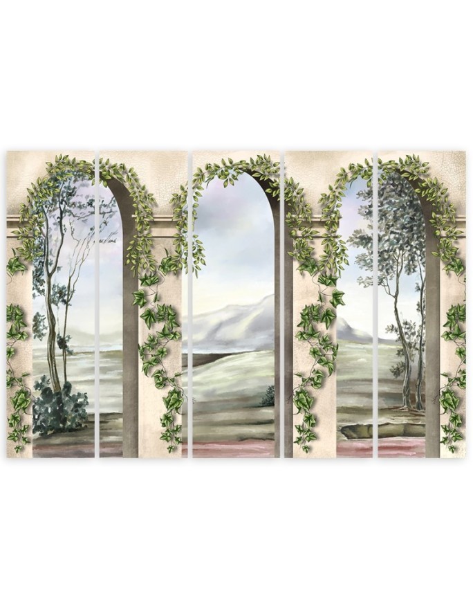 Columns architecture antique - Modern painting on canvas | FEEBY