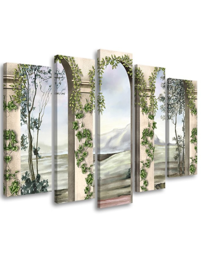Columns architecture antique - Modern painting on canvas | FEEBY