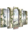 Columns architecture antique - Modern painting on canvas | FEEBY