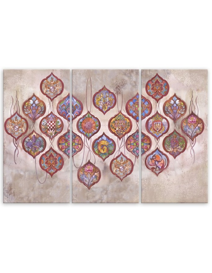 Signs and symbols - Youthful canvas painting | FEEBY