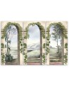 Abstract paintings for living room - Columns architecture antique | FEEBY