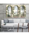 Abstract paintings for living room - Columns architecture antique | FEEBY