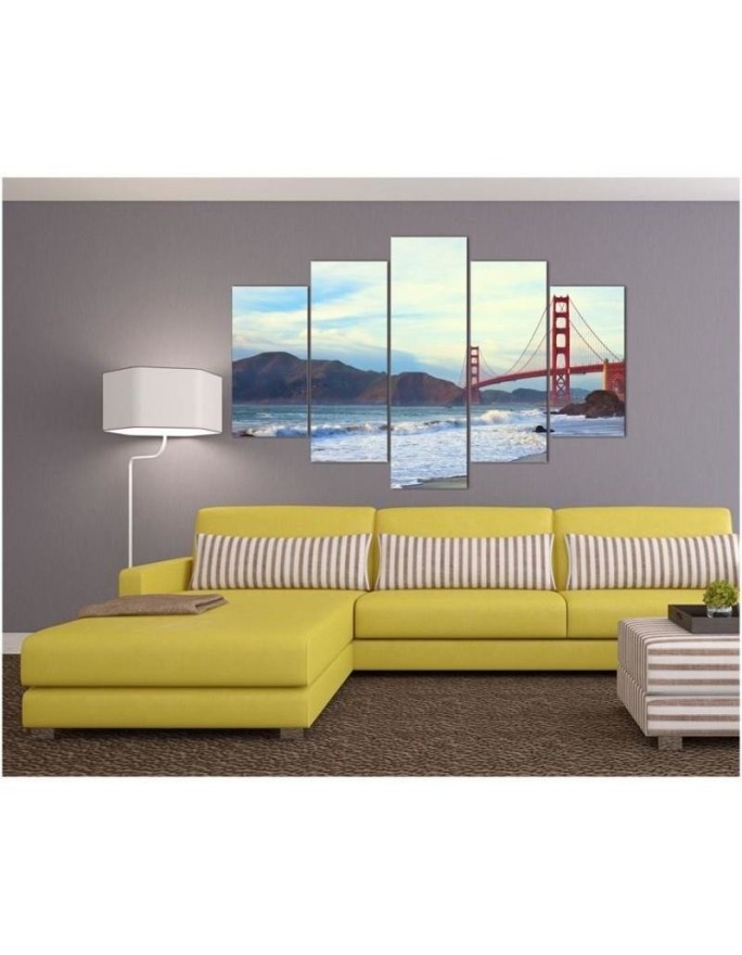 Canvas print USA - Golden Gate Bridge | FEEBY