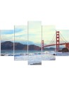 Canvas print USA - Golden Gate Bridge | FEEBY